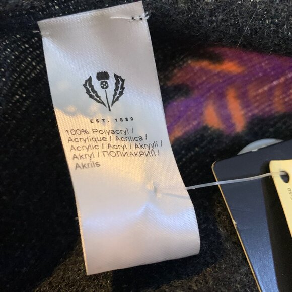 Fraas The Scarf Co Square Four Way Blanket Wrap Multicolor Floral NWT $48 - Picture 8 of 9